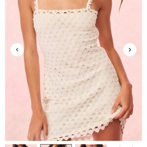 Love Shack Fancy Camara Lace Mini Dress